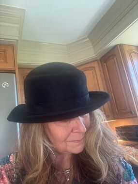 Classic Black Wool Bowler Hat